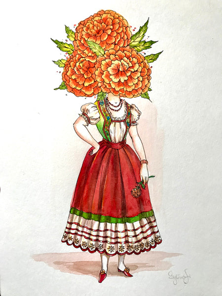 Marigold, 1850s