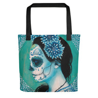 Blue Dahlia Tote bag